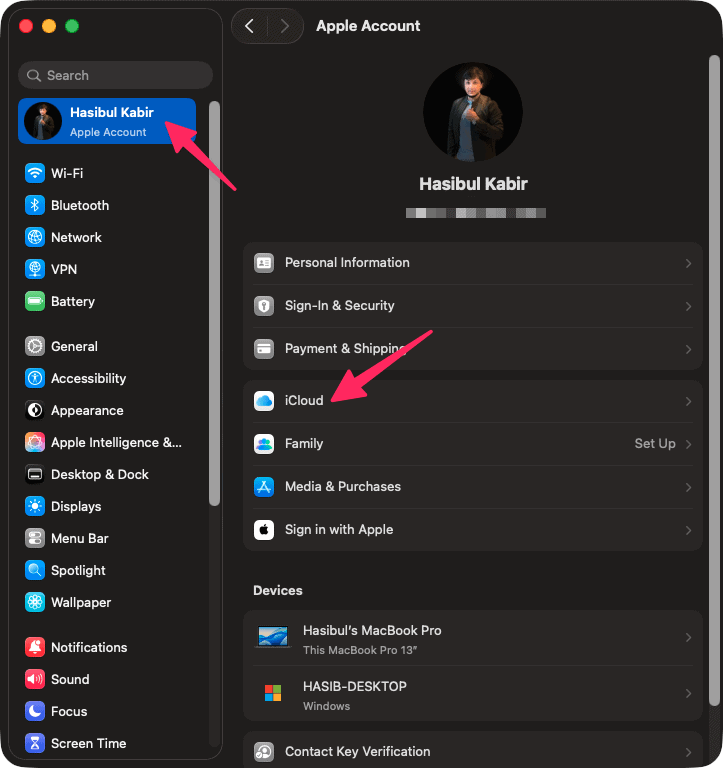 Icloud Under Apple Id On Macos