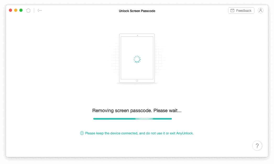Removing Passcode using iMobie AnyUnlock