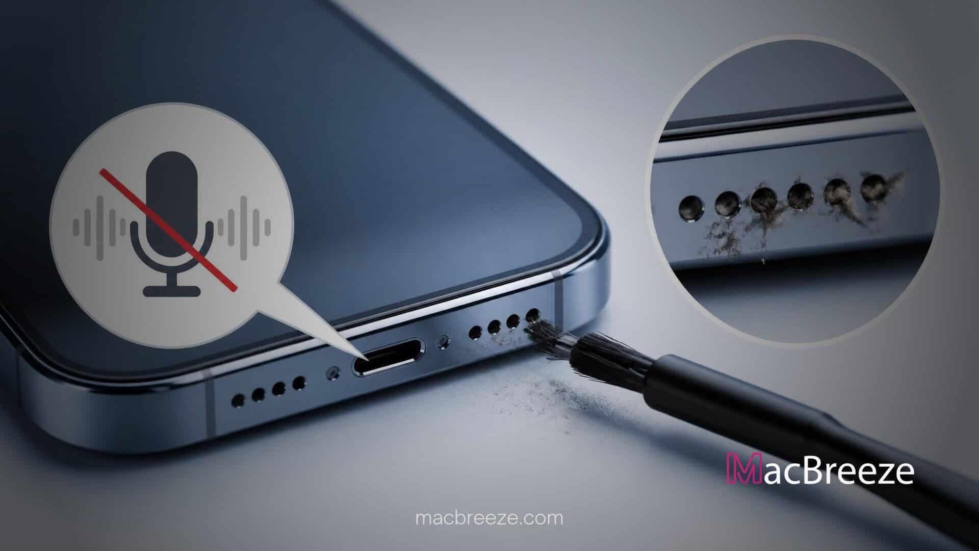 fix iphone microphone not working muffled