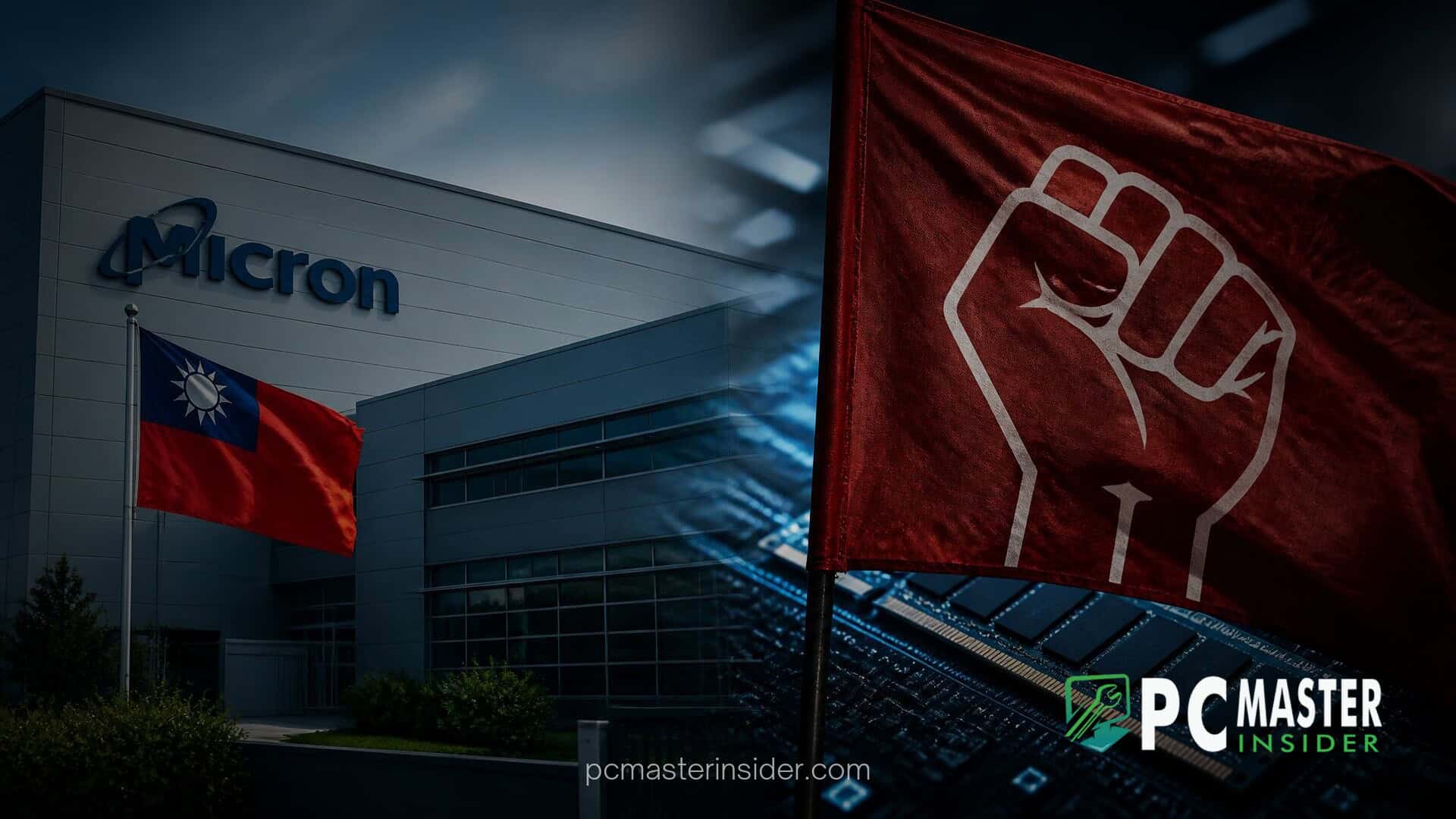 micron taiwan union strike bonus pay