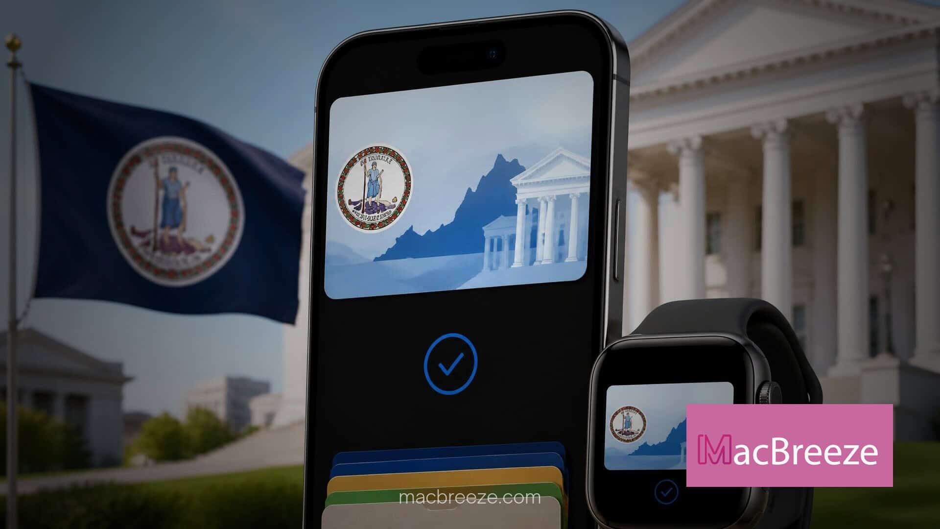 Virginia driver license Apple Wallet