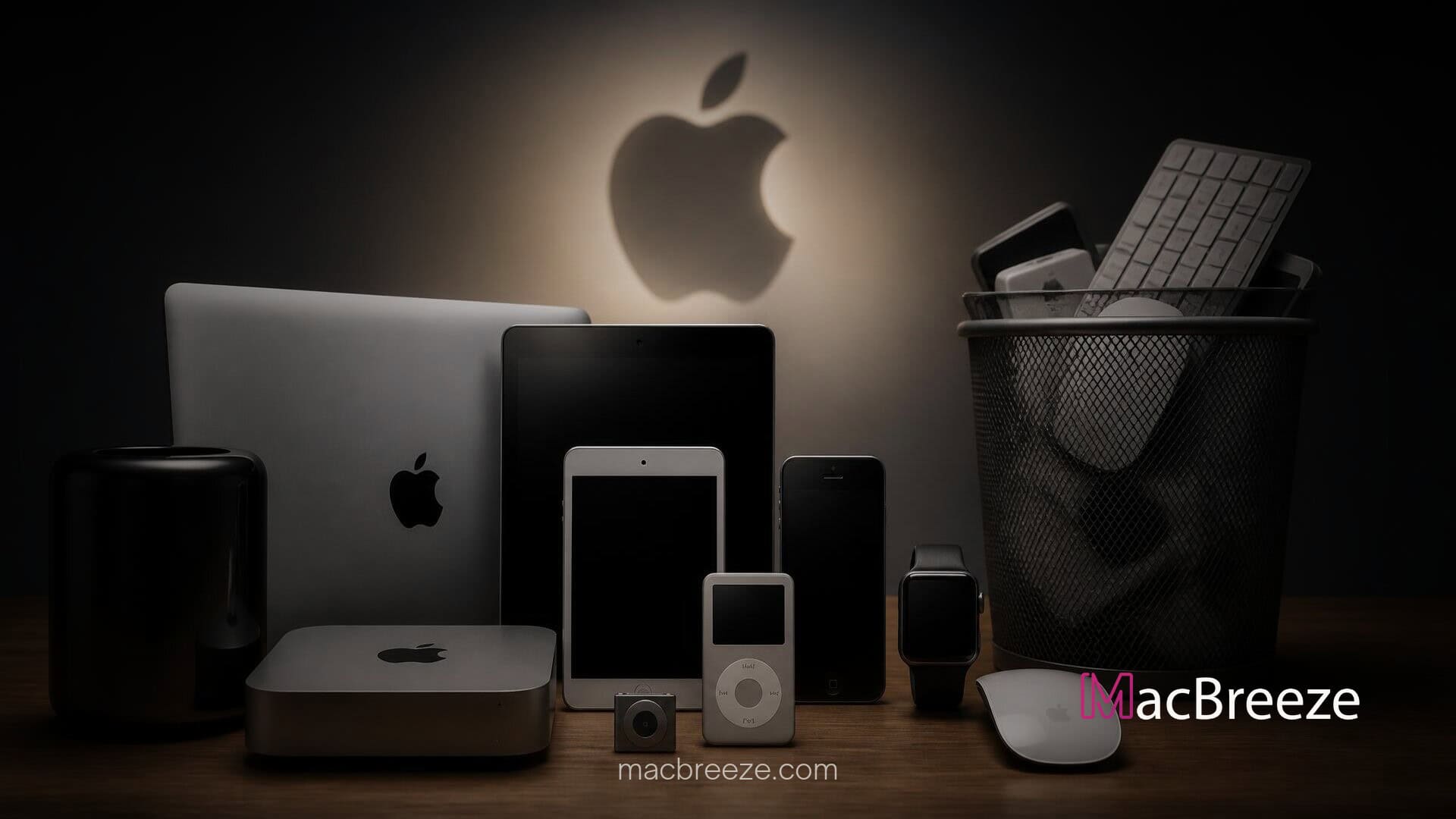 Apple discontinue products September 9 event