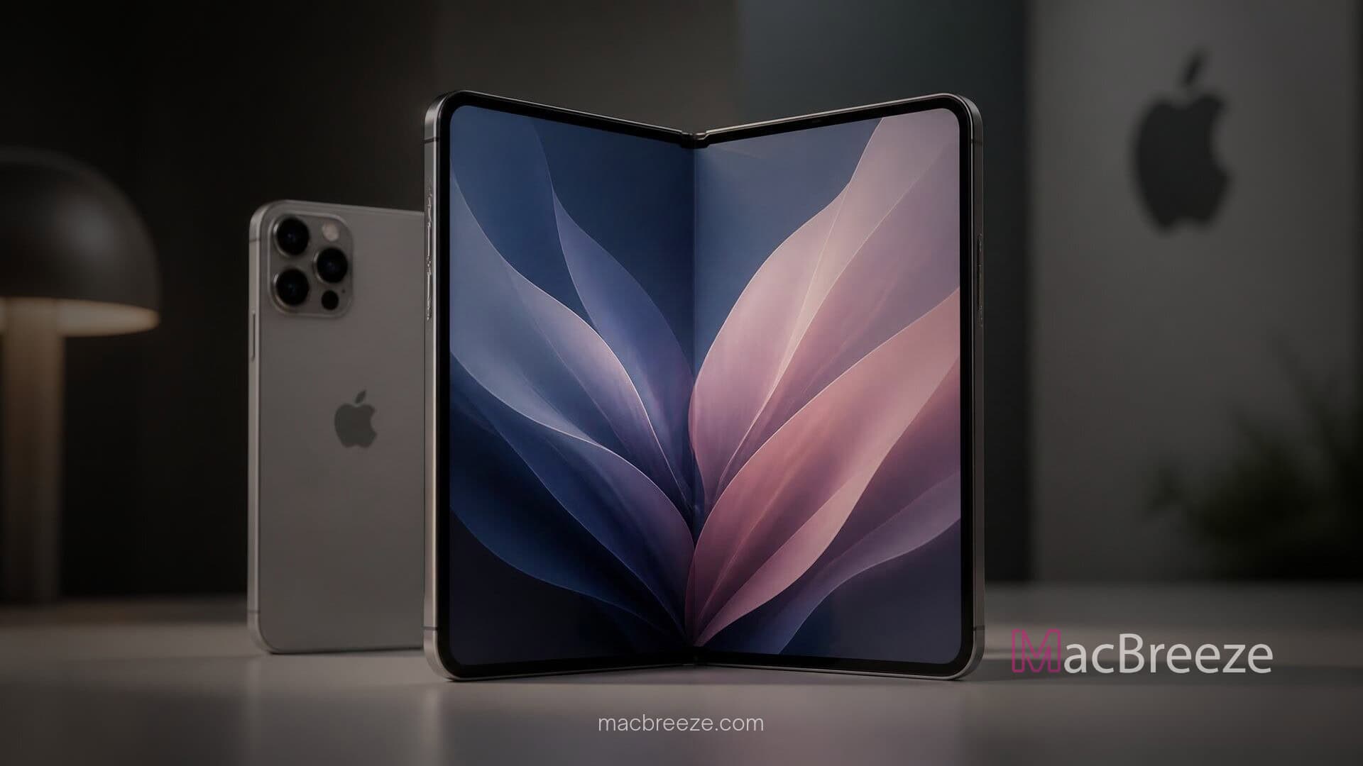 apple unveils foldable iphone duo