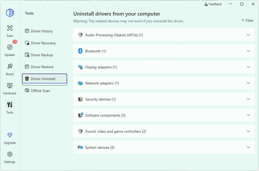 Driver Easy Driver Uninstaller