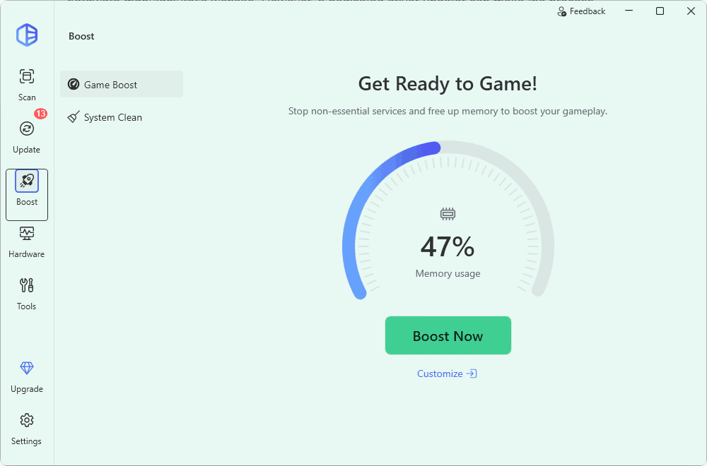 Driver Easy Game Booster