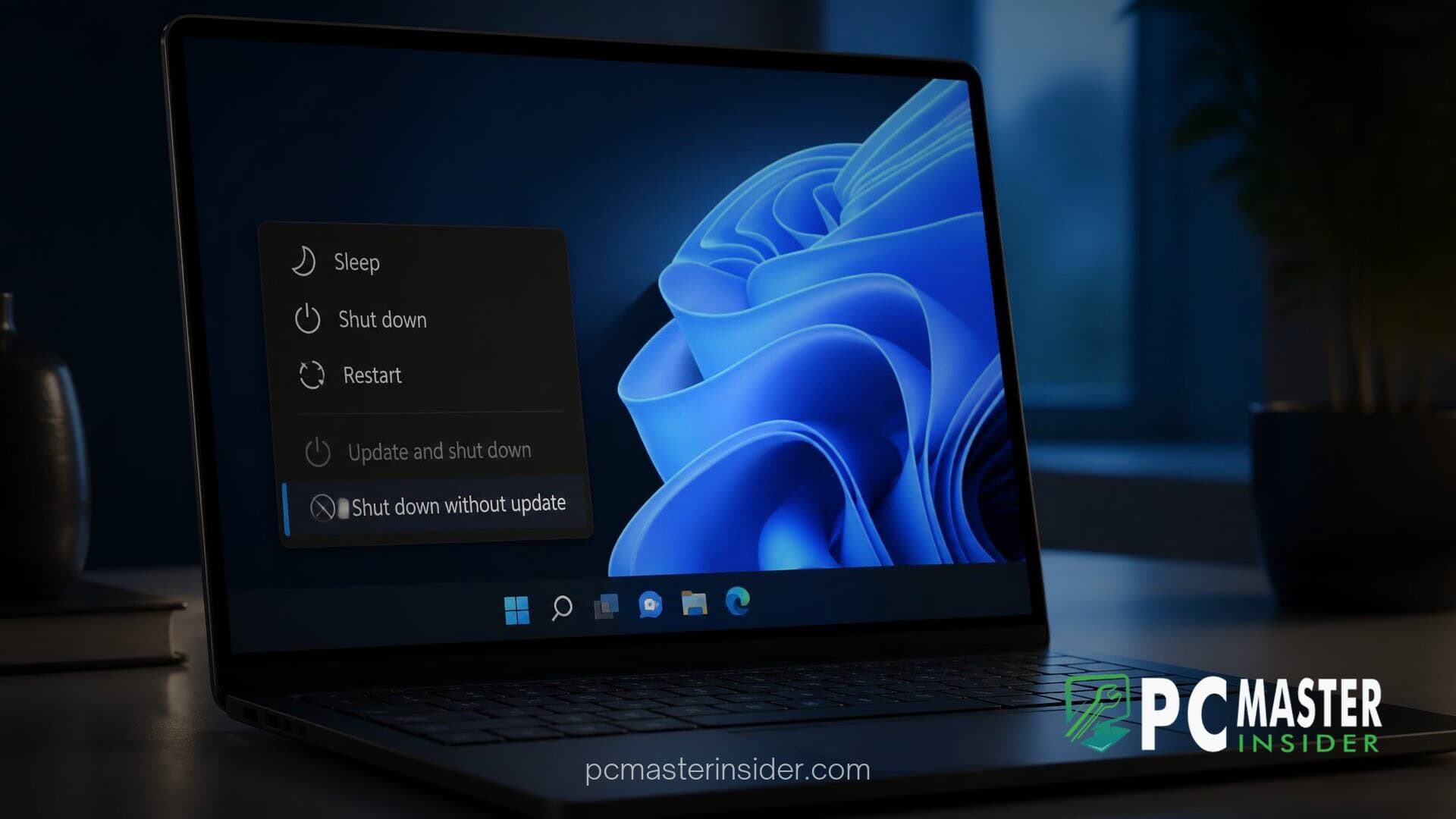 windows 11 power menu skip forced updates