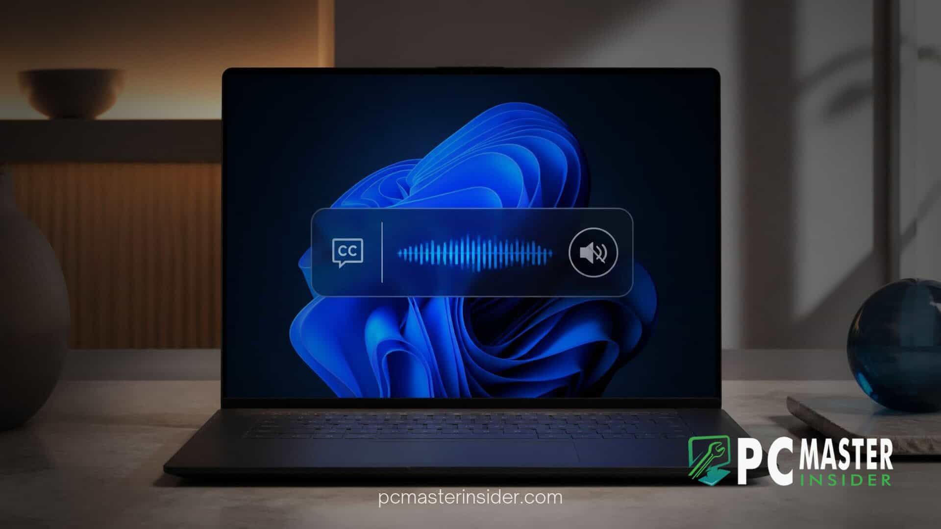 windows 11 live captions screen reader audio toggle