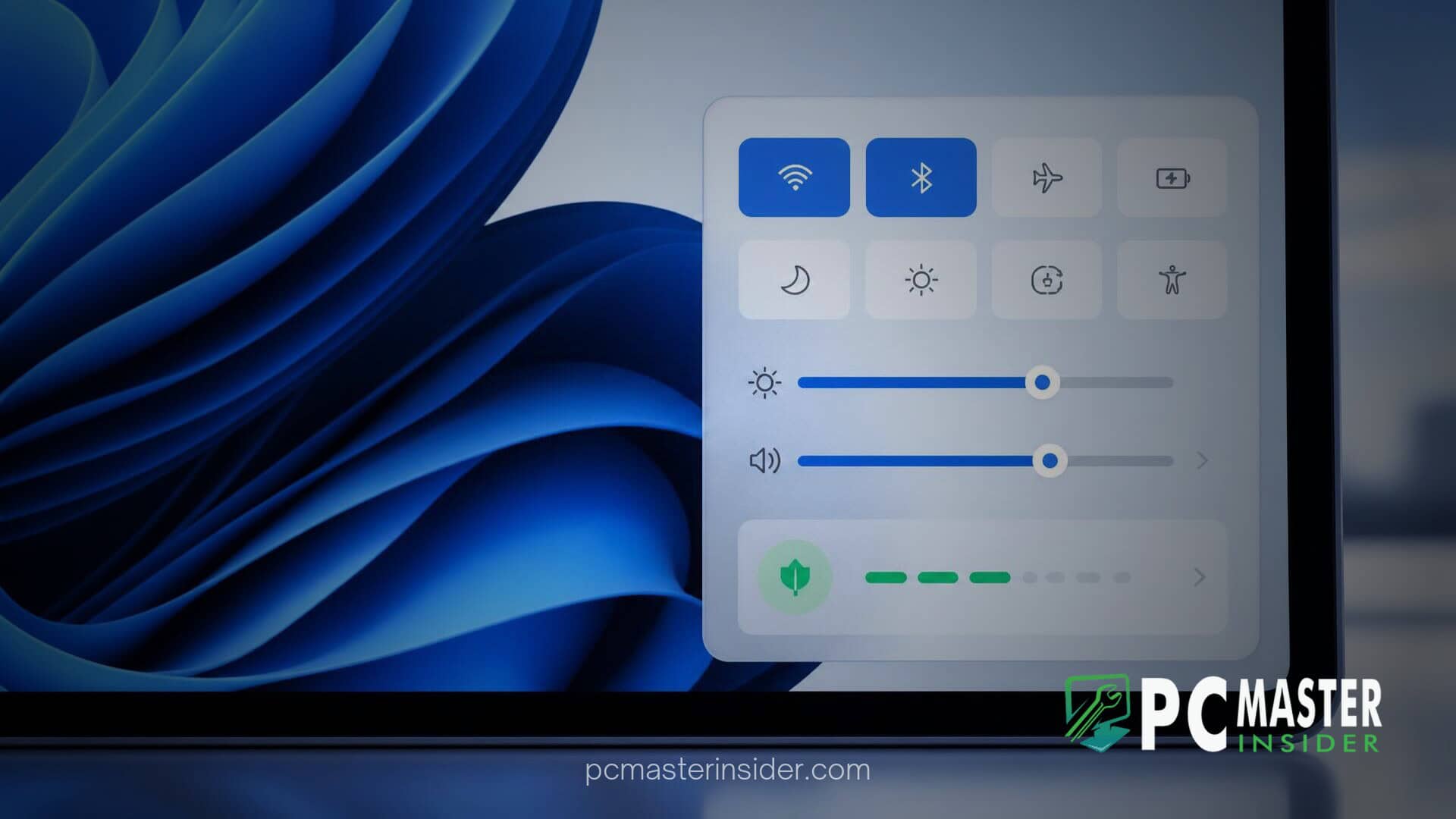 windows 11 quick settings energy recommendations