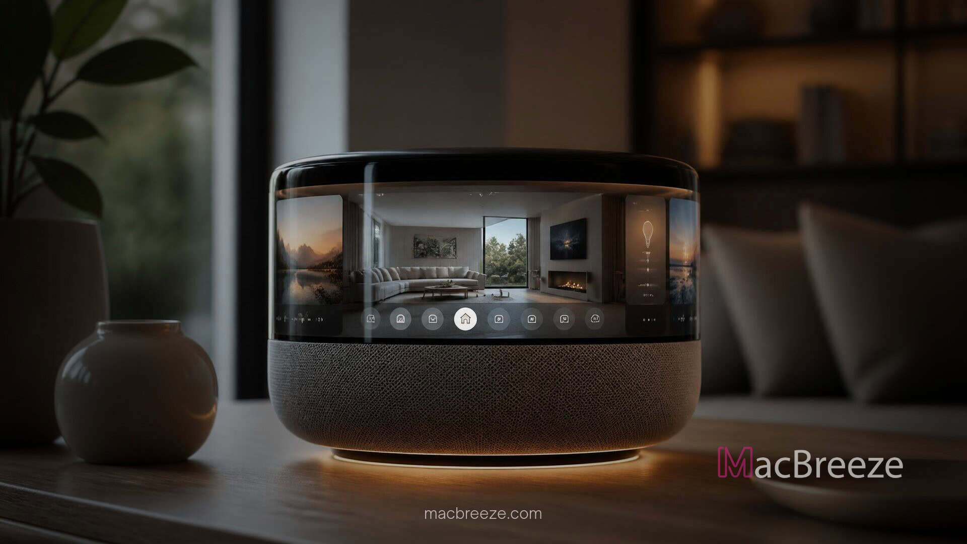 apple homeview max 360 degree display