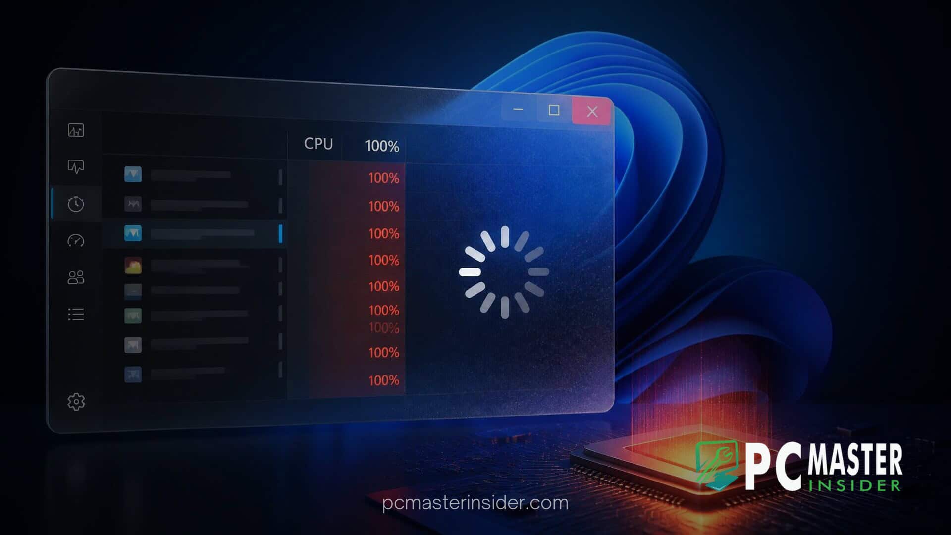 windows 11 task manager freeze cpu load