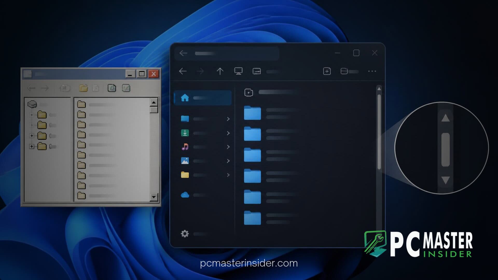 windows 11 winui scroll here missing