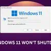 Windows 11 wont shutdown fix