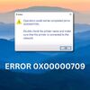 How To Fix Error 0X00000709 On Windows 11 Featured