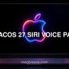 macOS 27 Siri Voice Pad