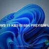 Windows 11 KB5101684 preview update
