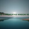 Windows 11 properties window redesign