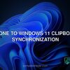 iPhone to Windows 11 clipboard synchronization