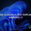 Outlook Classic AI text explanation Windows 11
