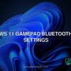 Windows 11 gamepad bluetooth quick settings