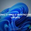 Windows 11 single monthly reboot update