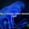 Windows 11 WinUI 3 Print Management app