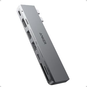Anker USB-C Hub for MacBook, 7-in-2 Mac Dock with 4K@60Hz HDMI