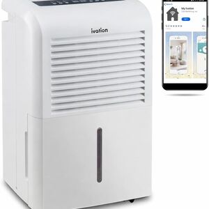 Ivation 50 Pint Smart Wi-Fi Dehumidifier