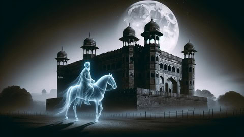 Lalbagh fort at haunted night
