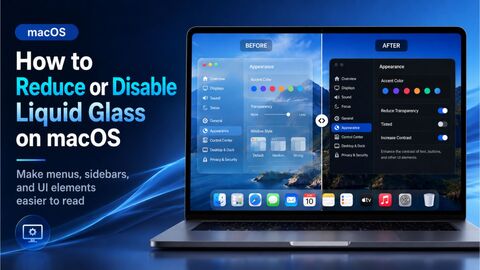 Disable Liquid Glass Effect MacOS