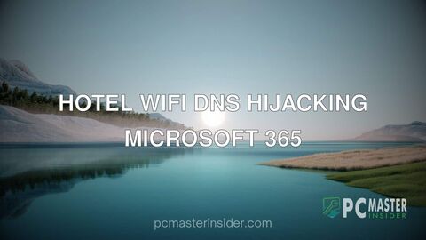 hotel wifi dns hijacking microsoft 365