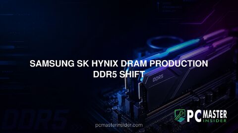 Samsung SK Hynix DRAM production DDR5 shift