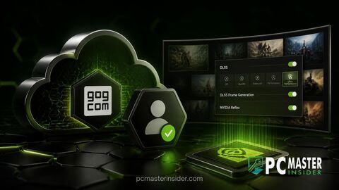 geforce now dlss 4.5 settings gog sso