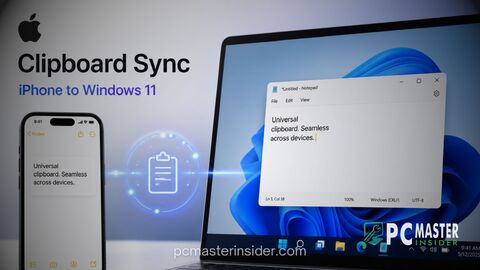 iPhone to Windows 11 clipboard synchronization