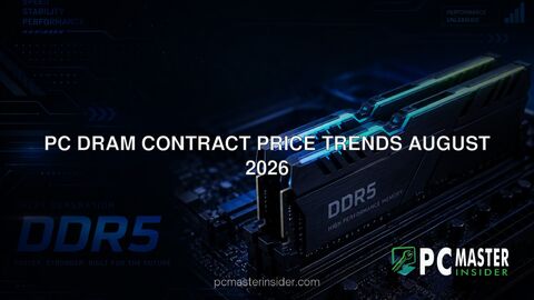 PC DRAM contract price trends August 2026