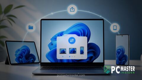 Windows 11 cross-device share controls preview