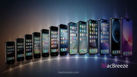ios eras interactive timeline 20 years iphone os