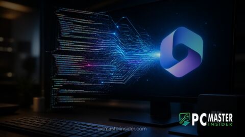 microsoft engineer typing code over ai development
