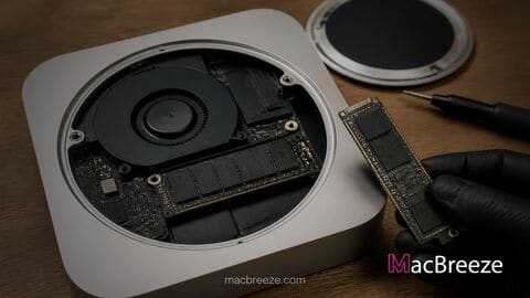 m6 mac mini soldered ssd storage