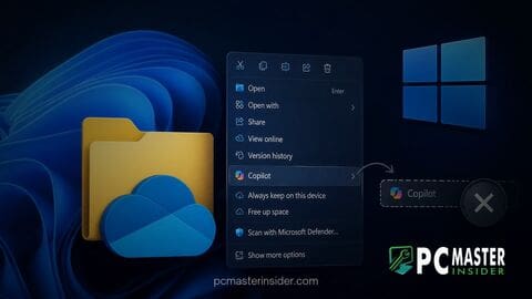 windows 11 onedrive context menu copilot removal