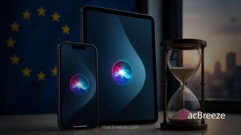 eu iphone ipad siri ai delay
