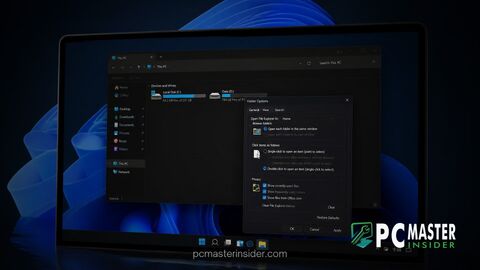 windows 11 folder options dark mode preview