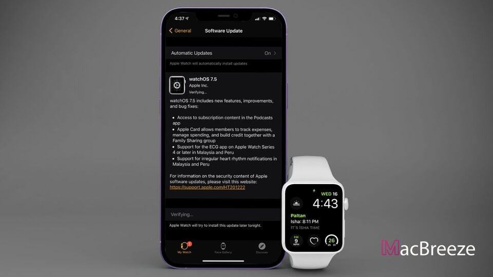 How to Fix Apple Watch Update Stuck at Verifying