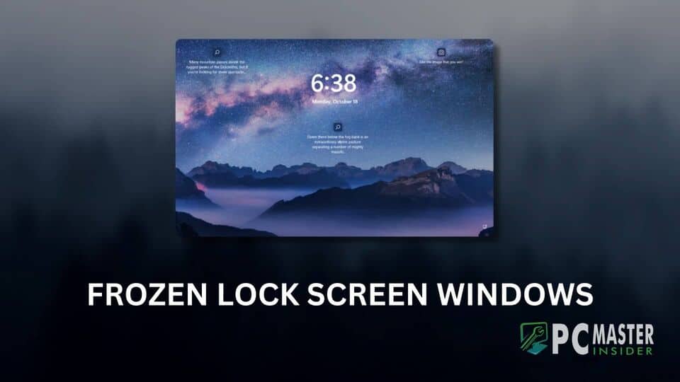 Frozen Lock Screen Windows 11 How to fix