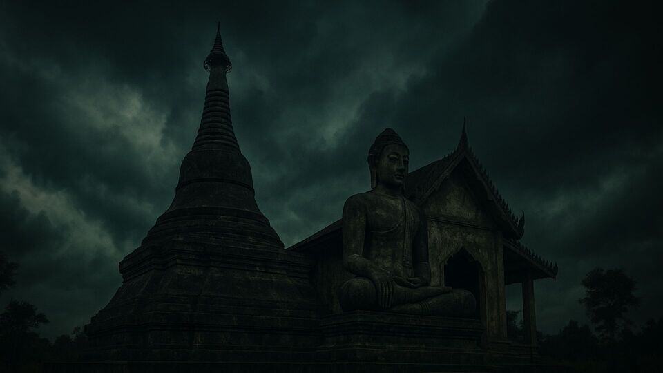 Kuakata cursed buddhist temple