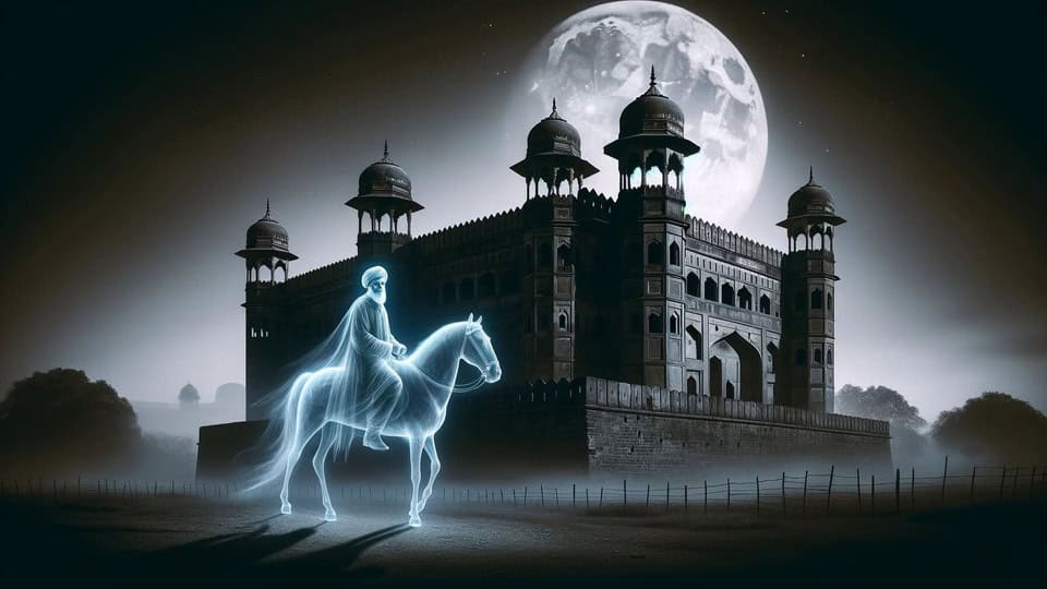 Lalbagh fort at haunted night