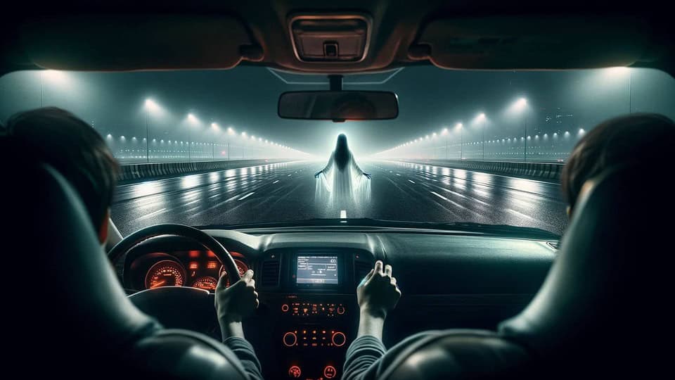 Dhaka Airport Road Haunted by Lady Ghost