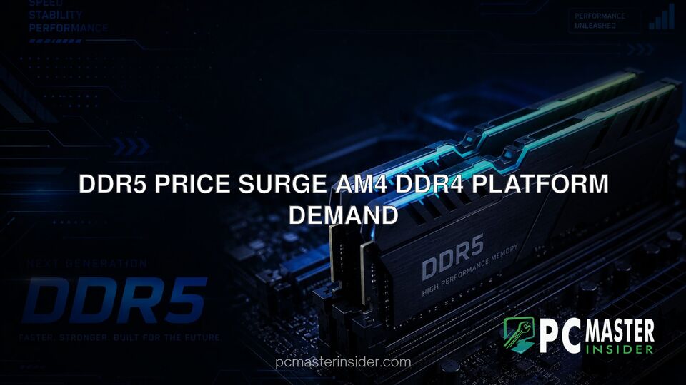 DDR5 price surge AM4 DDR4 platform demand
