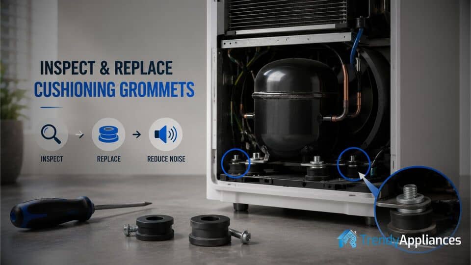 Dehumidifier Replacing Cushioning Grommets
