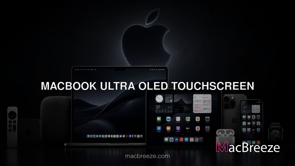MacBook Ultra OLED touchscreen