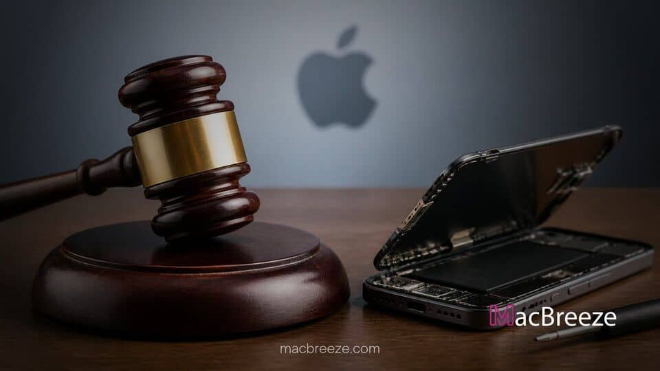lawsuit Apple iPhone repair restrictions